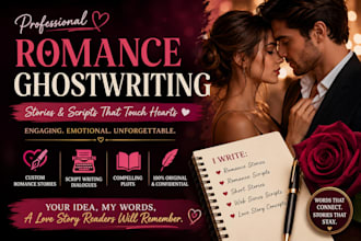 be fiction ebook ghostwriter for romance and fantasy books