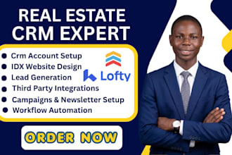 setup real estate crm lofty crm lofty smart plan boldtrail kvcore follow up boss