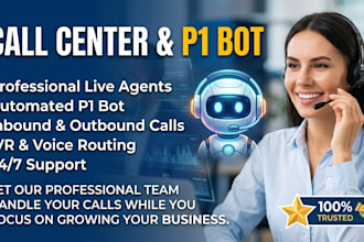set up p1 voip bot, did numbers, sip trunk , call center