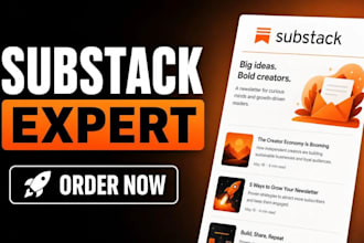 design substack newsletter do substack promotion and setup substack account