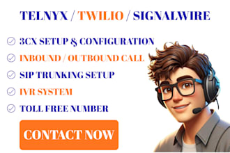 setup 3cx for inbound and outbound call for any country with smooth ivr