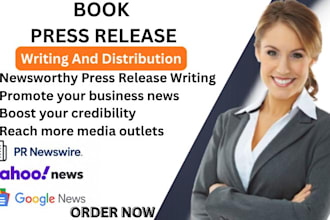 write professional press release writing and press release distribution