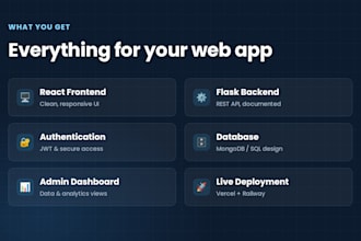 build a full stack web app with react and flask
