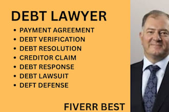 handle debt disputes, debt settlement, creditor disputes and debt relief matters