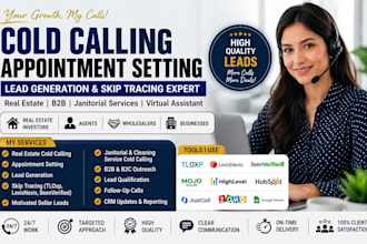 cold calling, lead generation, real estate cold calls, telemarketing, b2b calls