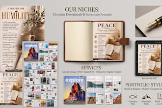 create journal design christian prayer journal digital fillable journal planner