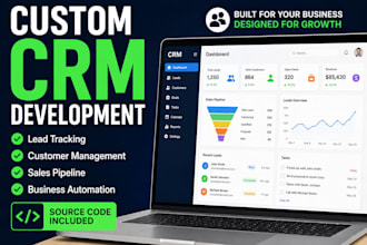 build a custom CRM for leads, customers and sales tracking