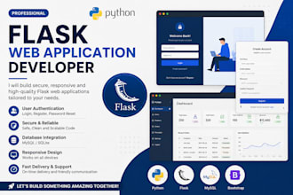 build a secure flask web application with login system