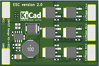 design bldc motor control pcb, esc, foc controller, and embedded firmware