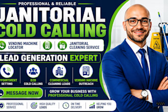 cold calling vending machine,janitorial cleaning service,lead generation expert