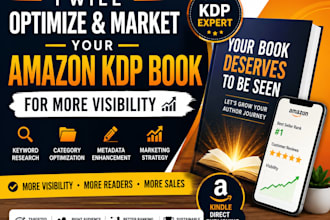 optimize and market your amazon KDP book for more visibility