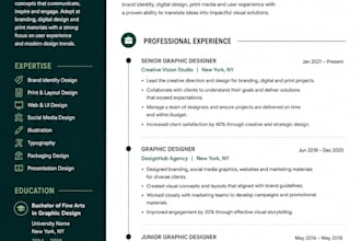 create an ats friendly CV or resume