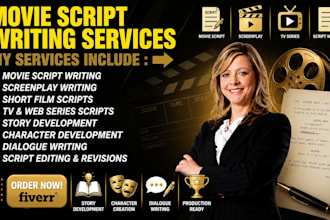 be movie script writer, screenwriter, scriptwriting screenplay short film script