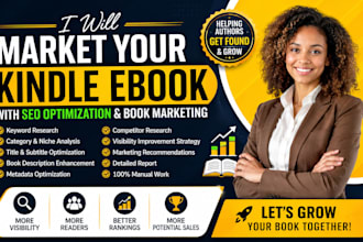 market your kindle ebook with amazon SEO and promotion