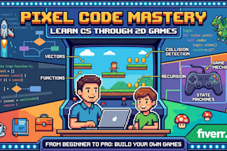 teach you computer science through game development