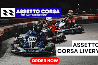 assetto corsa livery design assetto corsa car wrap and assetto corsa racing skin