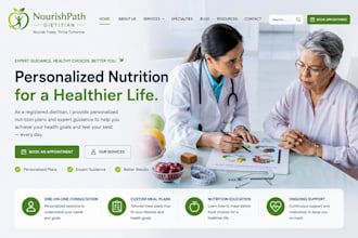 design fix squarespace dietitian website nutrition consultant coaching website