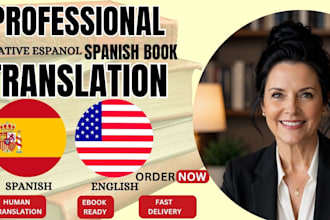translate your spanish novel to english with accurate native quality