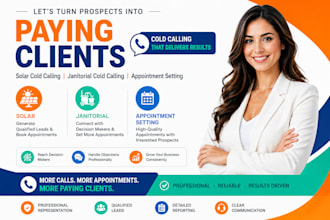 solar cold calling, cold caller, janitorial cold calling, appointment setting