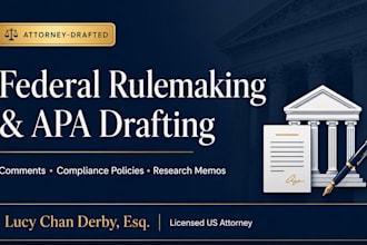 draft apa research memo independent agency compliance policy federal rulemaking