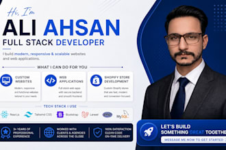 develop complete functional website