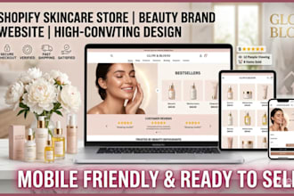 skincare shopify store beauty website beauty cosmetics website skincare shopify