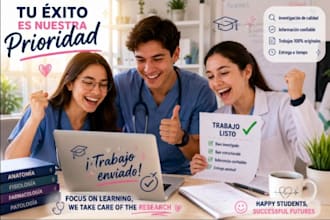 tutoría en investigación y revisión bibliográfica para medicina y enfermería