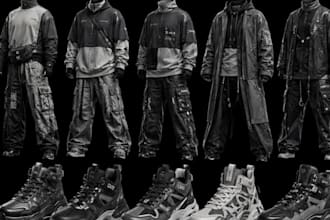 create custom 3d fashion garments for clo 3d, marvelous designer and second life