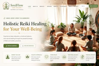 redesign build squarespace astrology website holistic reiki healing website