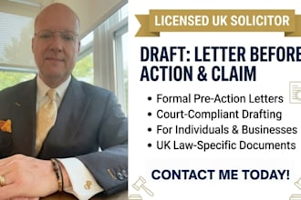 write a UK breach of contract legal notice as a solicitor