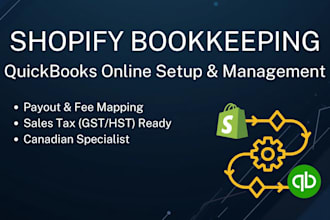do shopify bookkeeping and ecommerce accounting setup