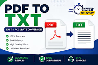 convert PDF to word or excel