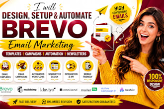 design setup automate brevo email marketing newsletter templates and  campaigns