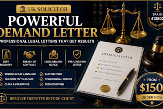 draft powerful demand letter for debt recovery breach of contract as a solicitor
