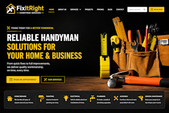 create fix squarespace handyman website home repair website glass repair website