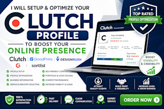 setup and optimize your clutch profile to boost online visibility