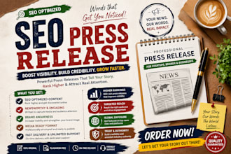 write an SEO press release for product launch startup and business promotion