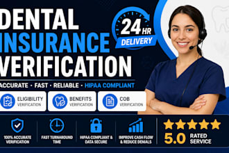 do dental insurance verification and dental billing for US practices