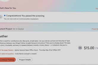 outlier ai onboarding aether assessment test and task management dataannotation