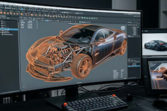 create car model, yacht, boat cad, vehicle, marine asset, naval architecture