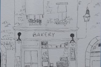 turn your home into a beautiful hand drawn sketch