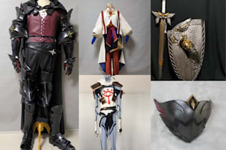 design custom 3d cosplay armor helmet stl for 3d printing