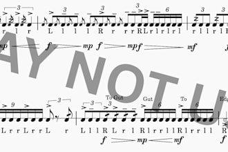 write for the marching snare drum in any difficulty