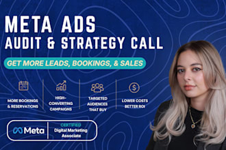 conduct a 1 hr meta ads strategy audit call