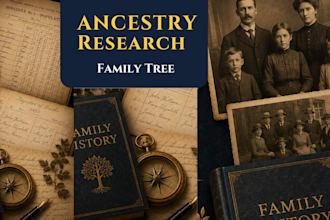 research genealogy records and build accurate family tree