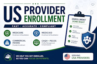 enroll your healthcare provider with US insurance payers