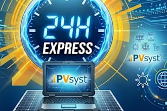 create pvsyst express report in 24h