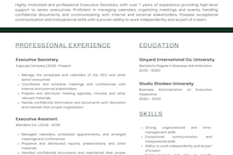create a professional ats resume and CV that gets interviews