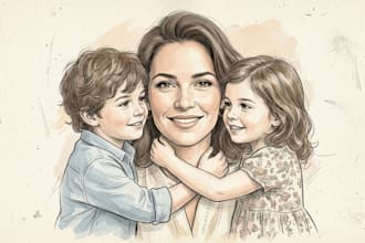 erstelle beeindruckende illustrationen, aquarellkunstwerke und geschichtenbuch