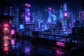 create anime backgrounds for streamers and vtubers